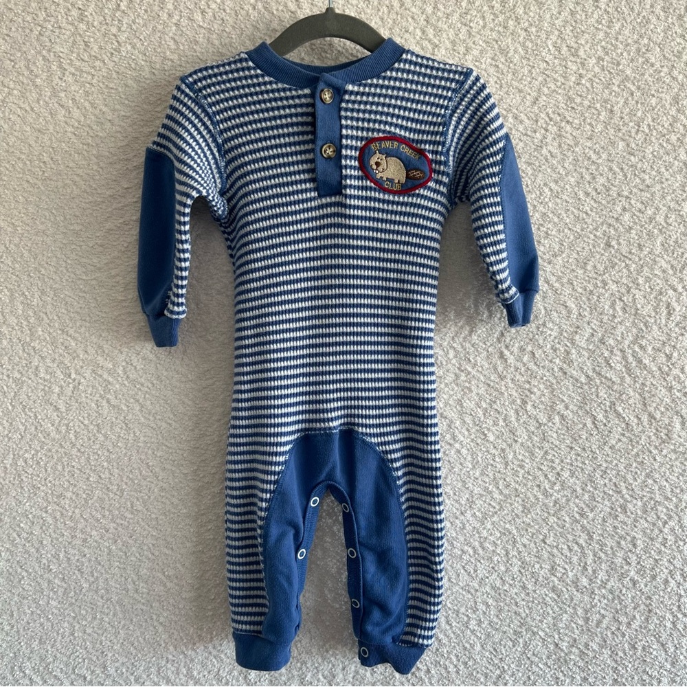 Buster Brown Vintage Toddler Beaver Creek Club One Piece Romper Size 18 Months
